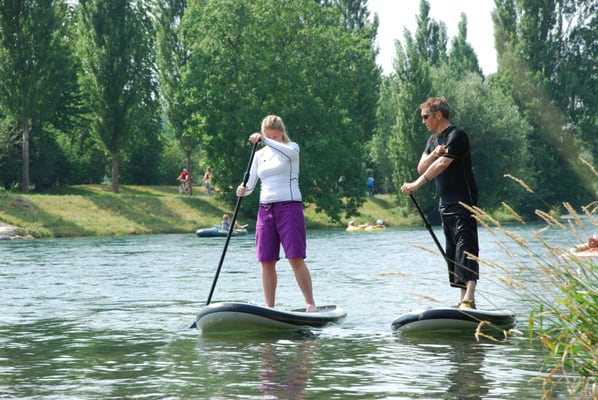 Supzero Beginners Lesson on Limmat supzero.ch